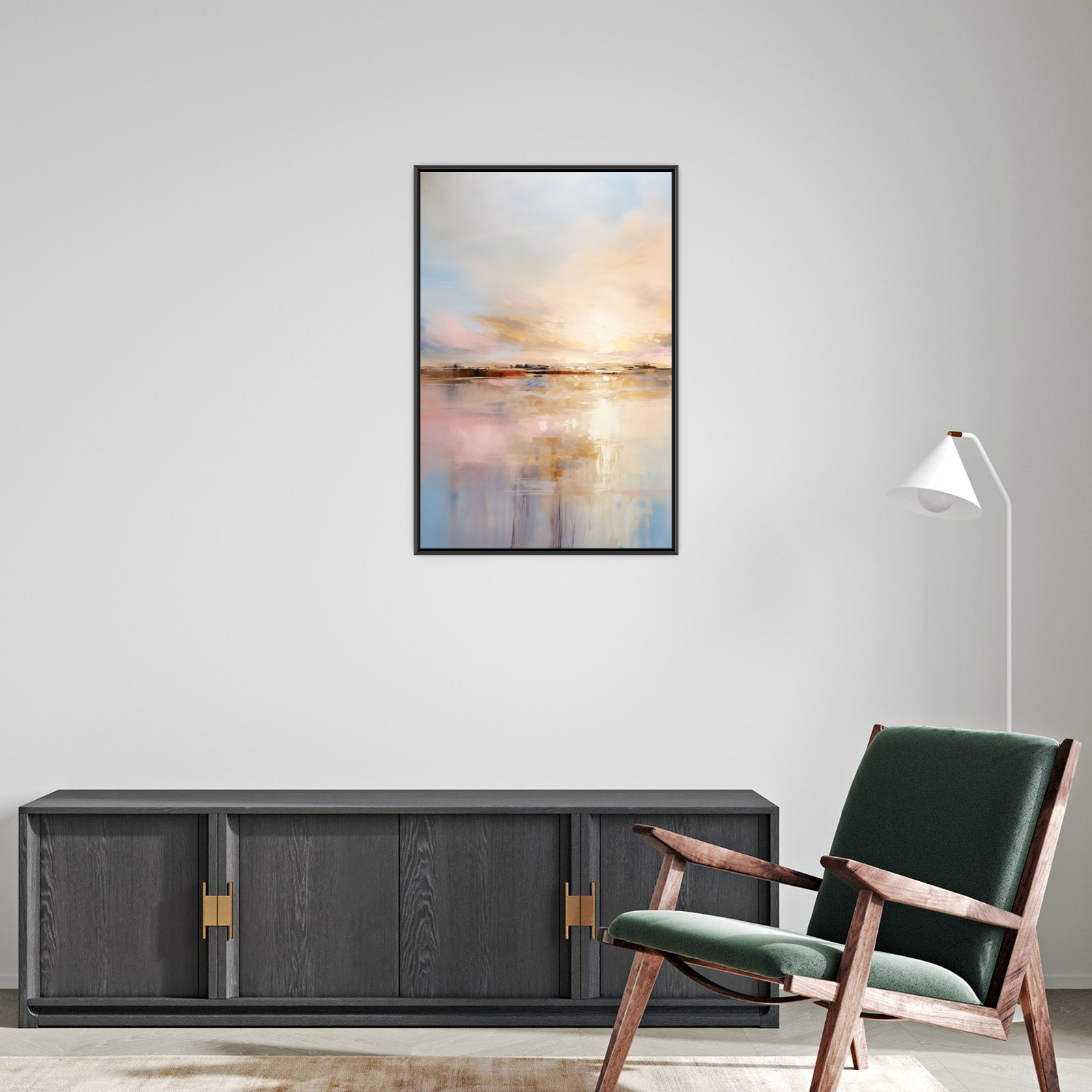 Umetnička slika ​Zalazak pored mora II na platnu - NS Canvas Shop