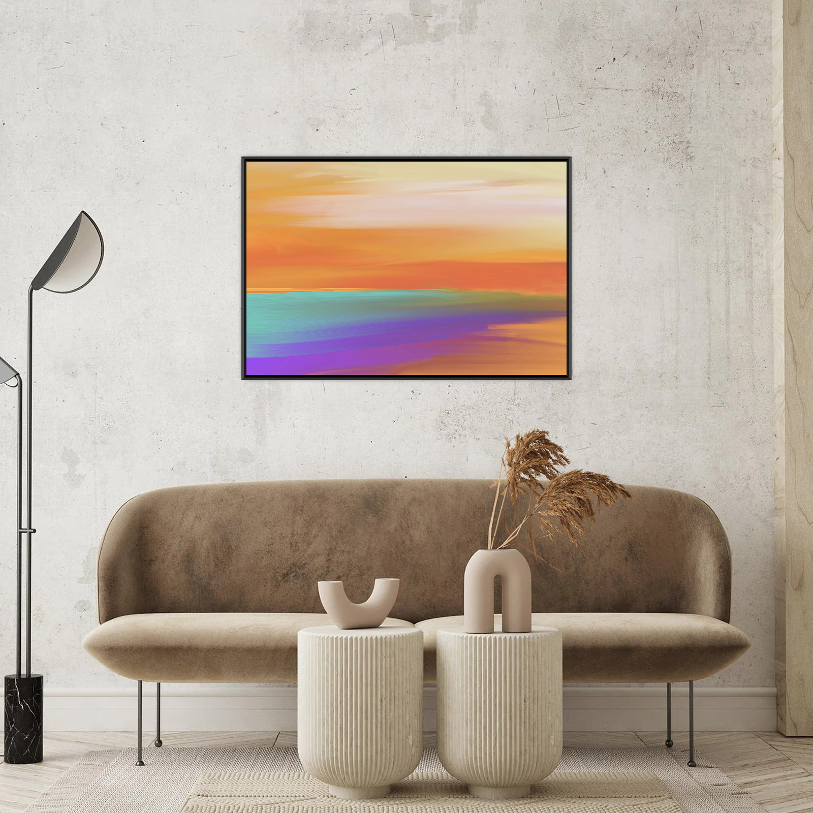 Umetnička slika ​Zalazak sunca na platnu - NS Canvas Shop