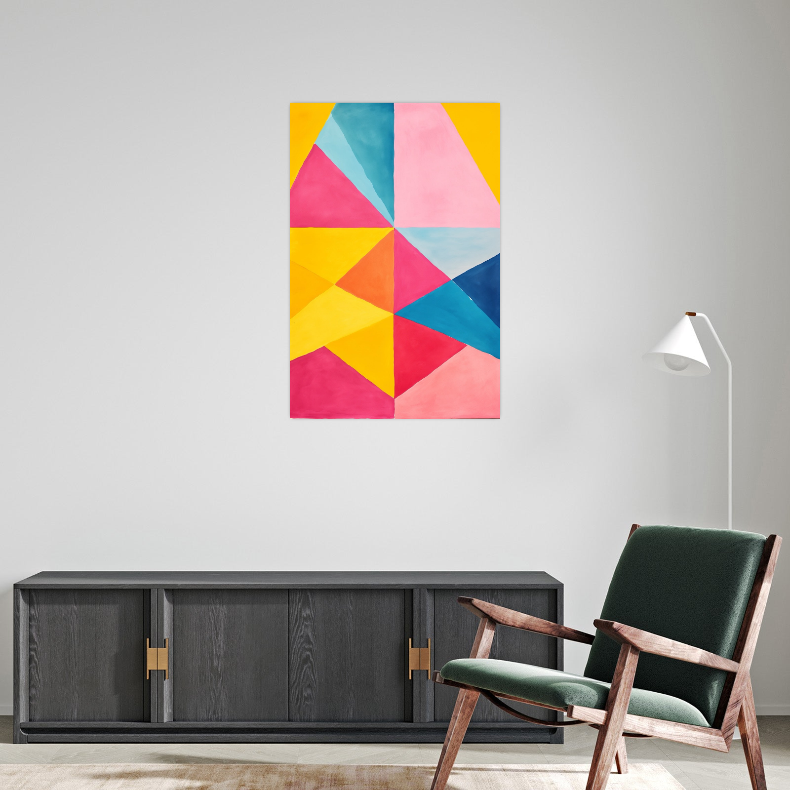 Umetnička slika ​Zapanjujući mozaik III na platnu - NS Canvas Shop