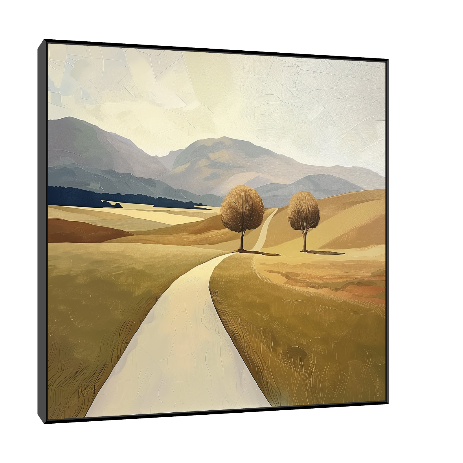 Umetnička slika ​Živopisni put na platnu - NS Canvas Shop