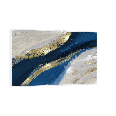 Umetnička slika ​Zlatna linija na platnu - NS Canvas Shop