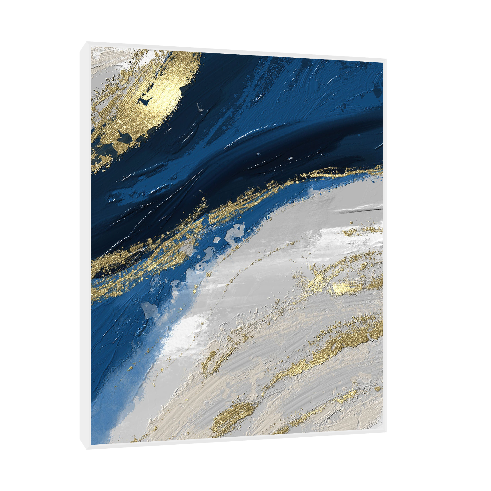 Umetnička slika ​Zlatna linija II na platnu - NS Canvas Shop