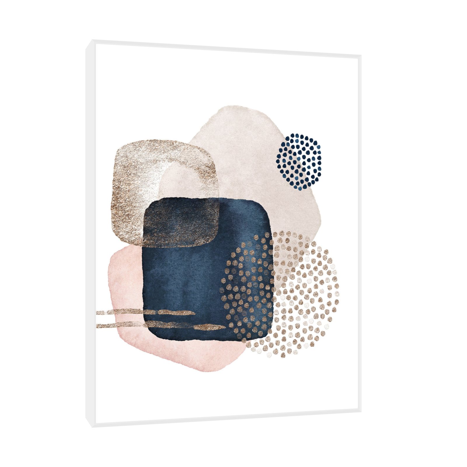 Umetnička slika ​Zlatna prašina II na platnu - NS Canvas Shop