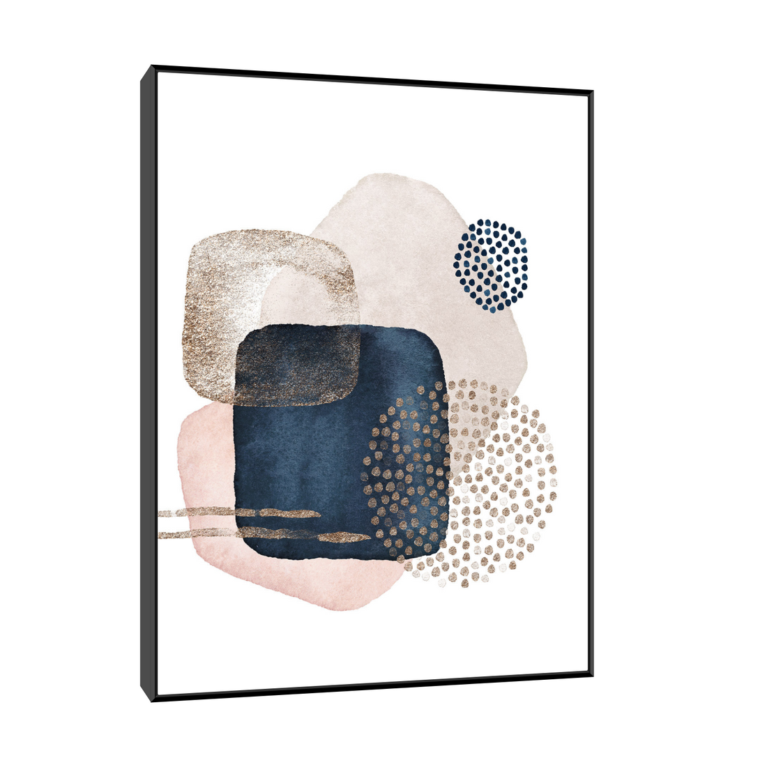Umetnička slika ​Zlatna prašina II na platnu - NS Canvas Shop