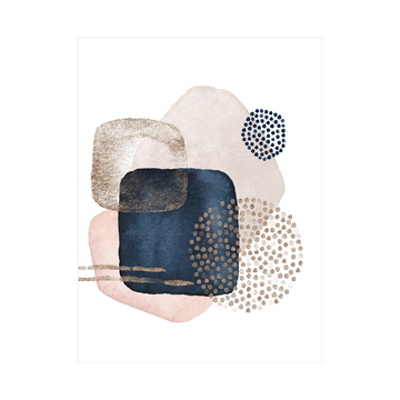 Umetnička slika ​Zlatna prašina II na platnu - NS Canvas Shop