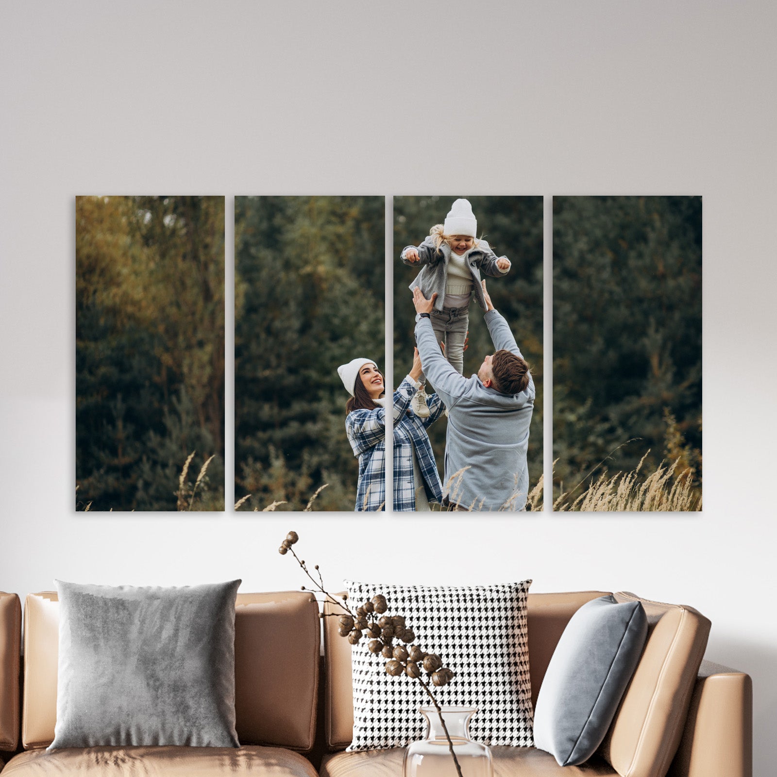 Umetnička slika ​Slika četiri dela 2 na platnu - NS Canvas Shop