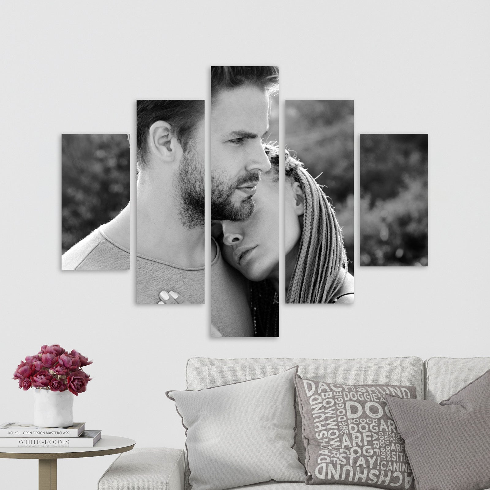 Umetnička slika ​Slika pet delova na platnu - NS Canvas Shop