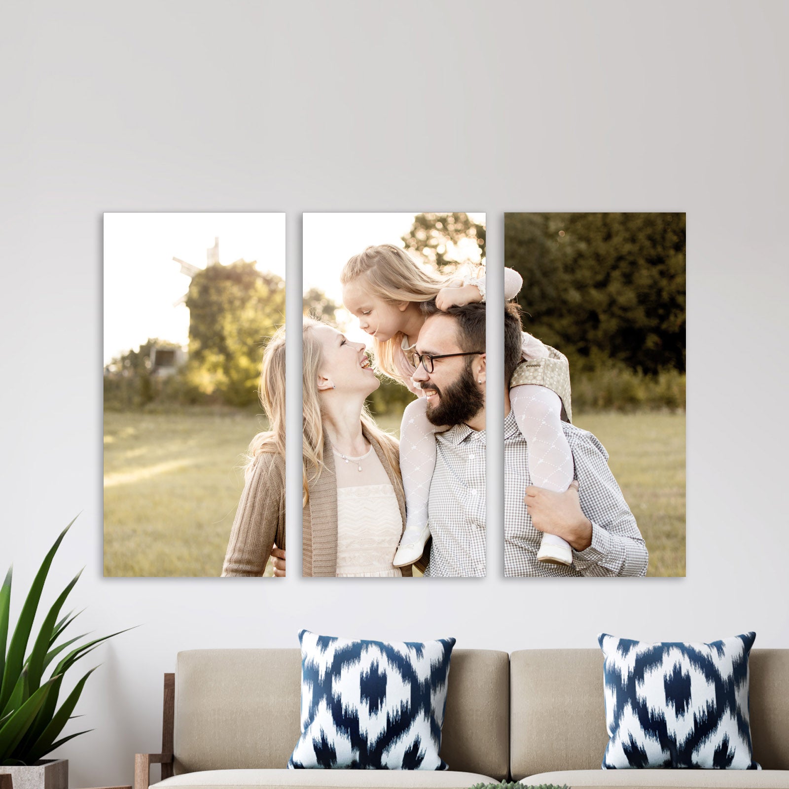 Umetnička slika ​Slika tri dela 2 na platnu - NS Canvas Shop