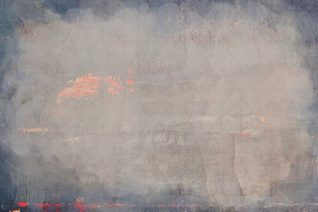 Umetnička slika ​Grey and blue cracked backdrop na platnu - NS Canvas Shop