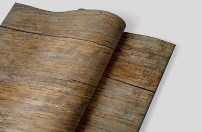 Umetnička slika ​Grunge brown wooden board na platnu - NS Canvas Shop
