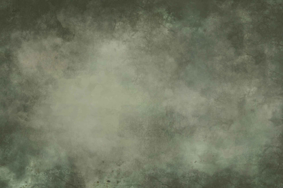 Dark olive green portrait backdrop