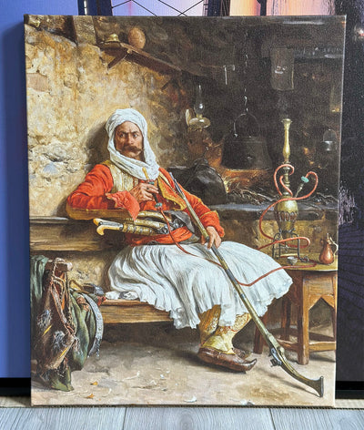 Umetnička slika ​Odmor bašibozuka, Paja Jovanović na platnu - NS Canvas Shop