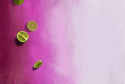 Umetnička slika ​Gradient magenta brushstroke na platnu - NS Canvas Shop