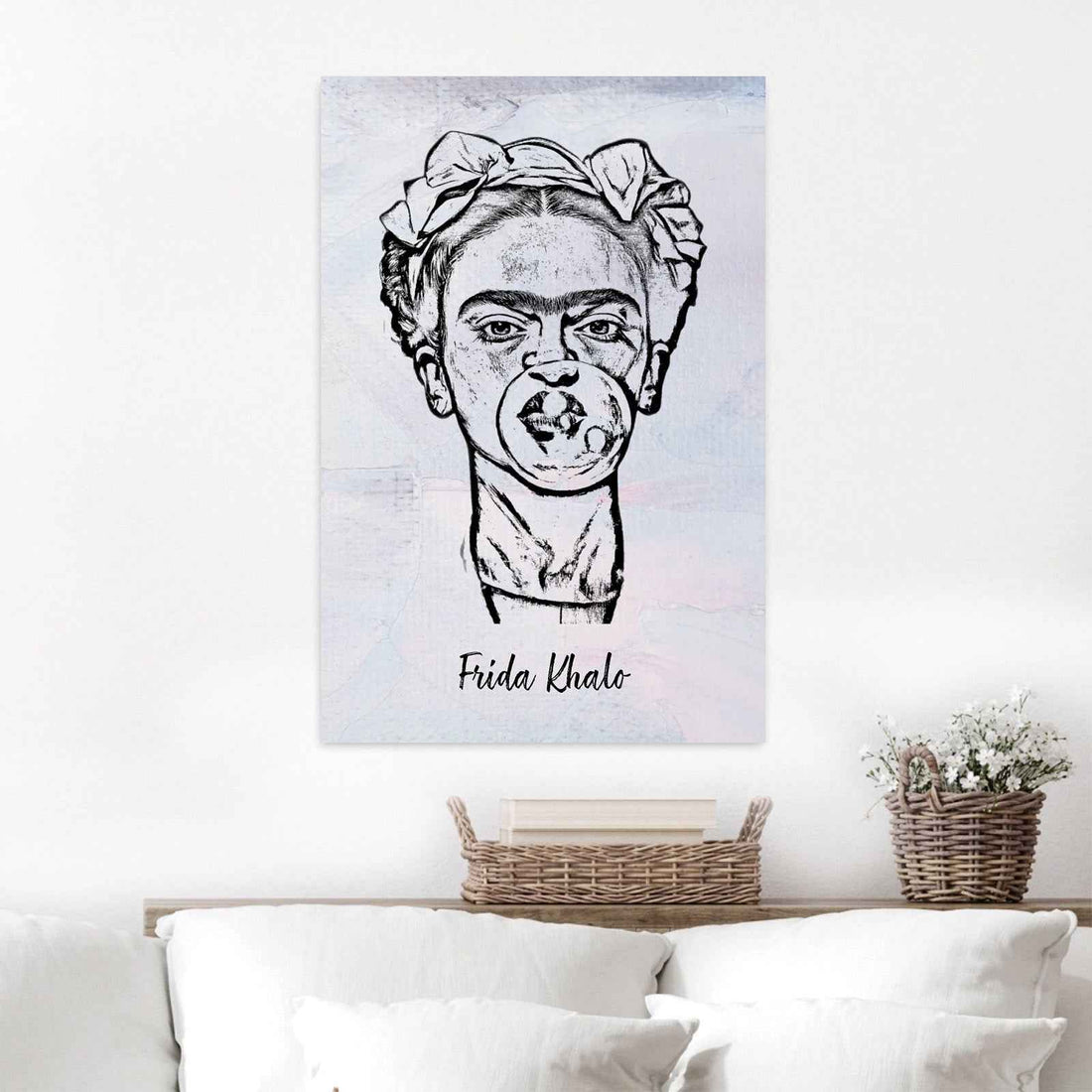 Portret crtež bela pozadina