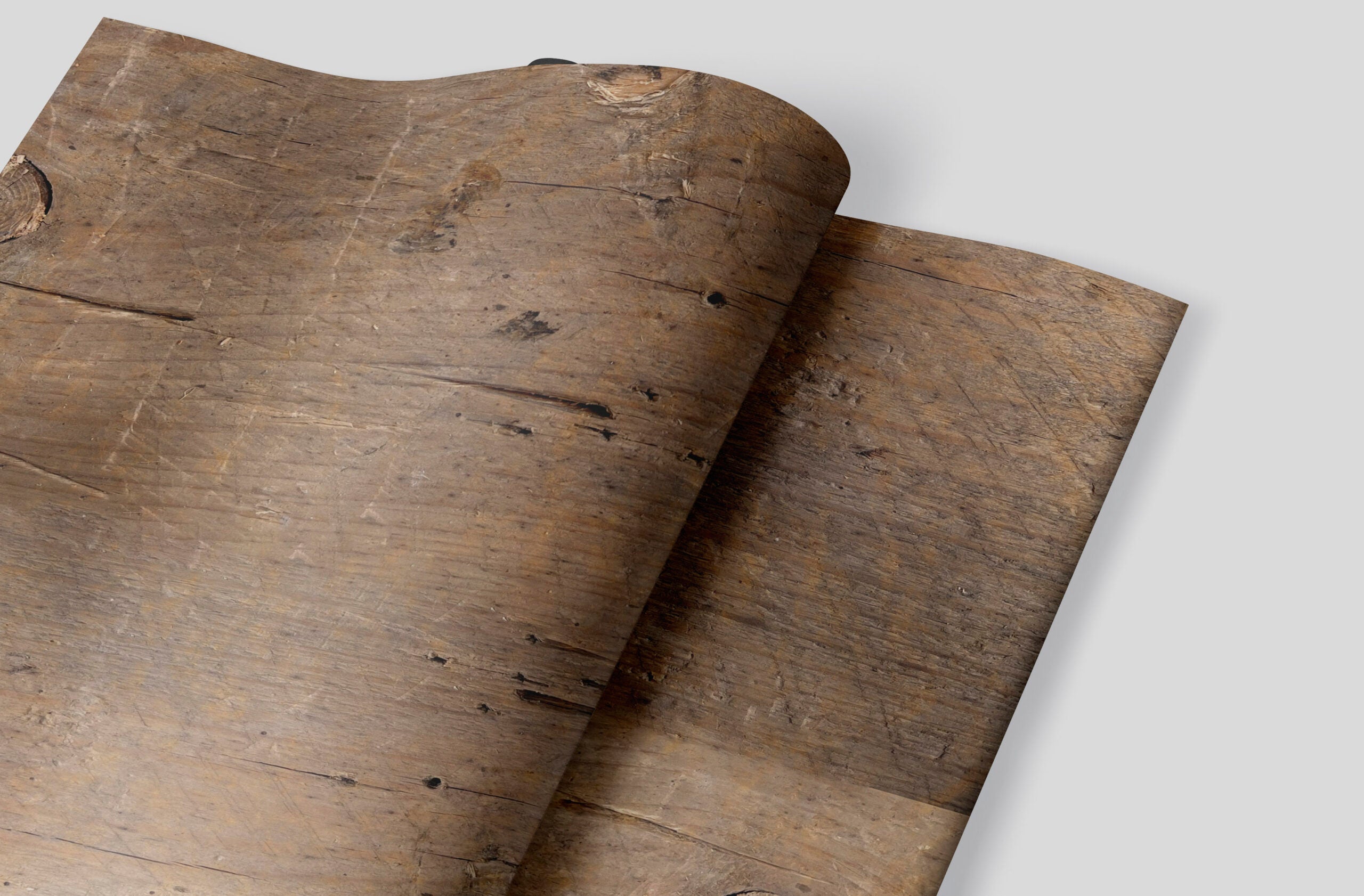 Umetnička slika ​Brown rough wooden board na platnu - NS Canvas Shop