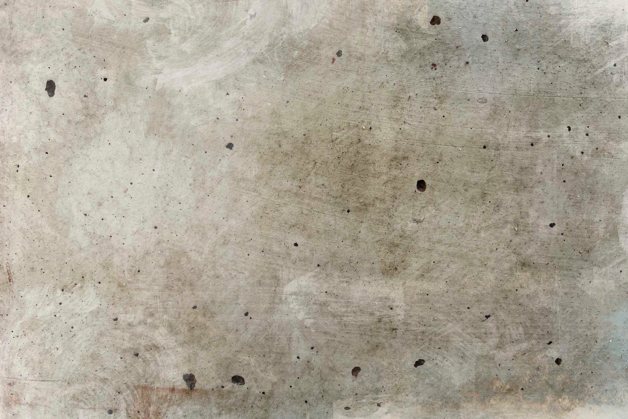 Grey and olive green concrete