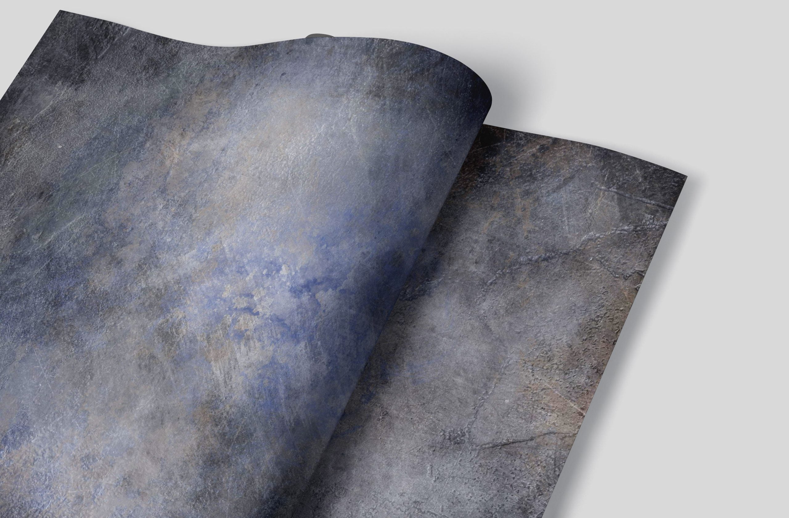 Umetnička slika ​Gray blue scratched na platnu - NS Canvas Shop
