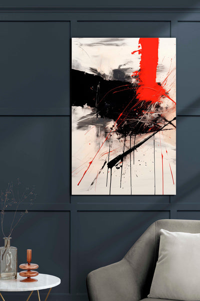 Umetnička slika ​Red passion na platnu - NS Canvas Shop